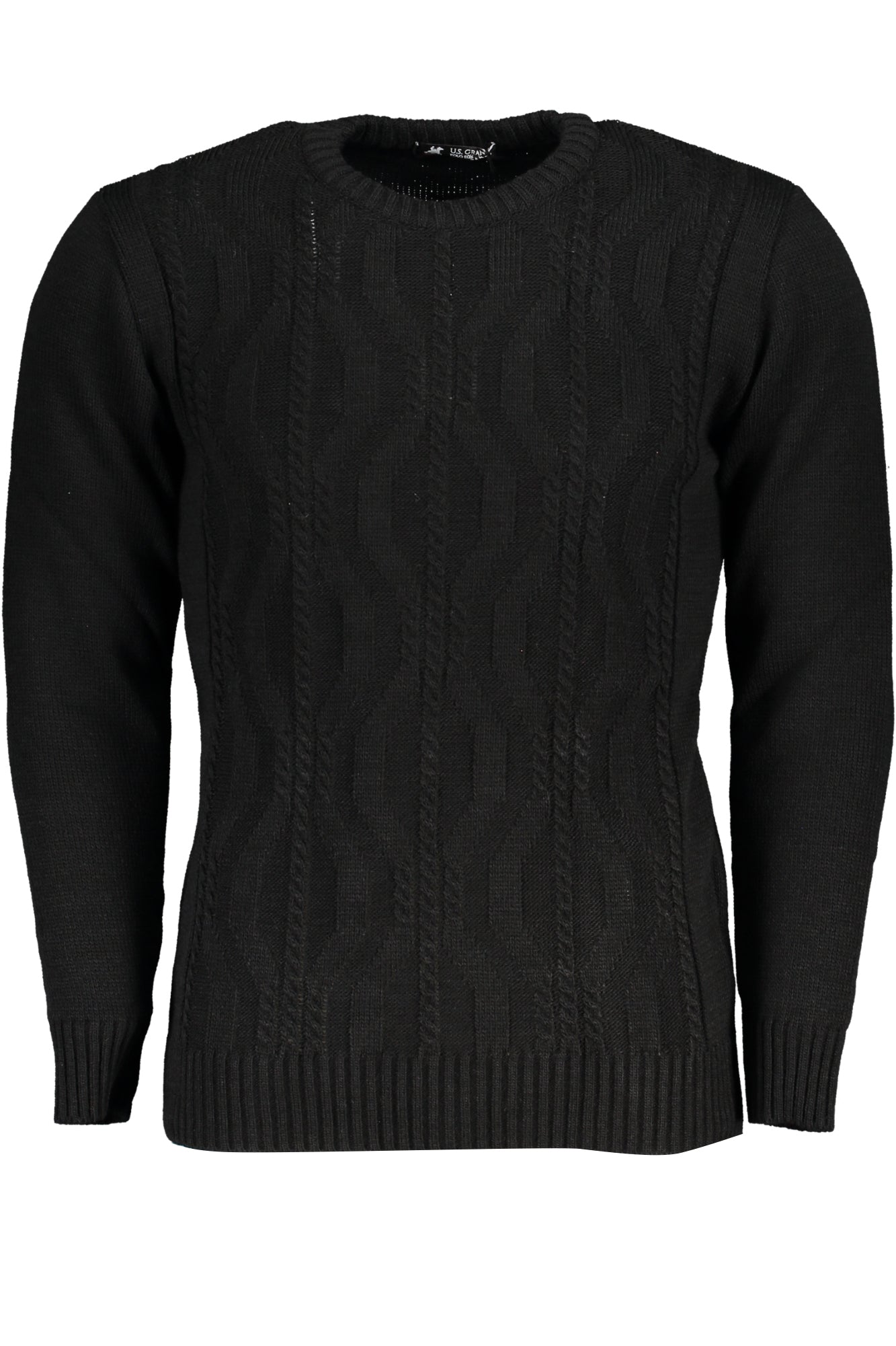 U.S. GRAND Sweaters Black - USTR957