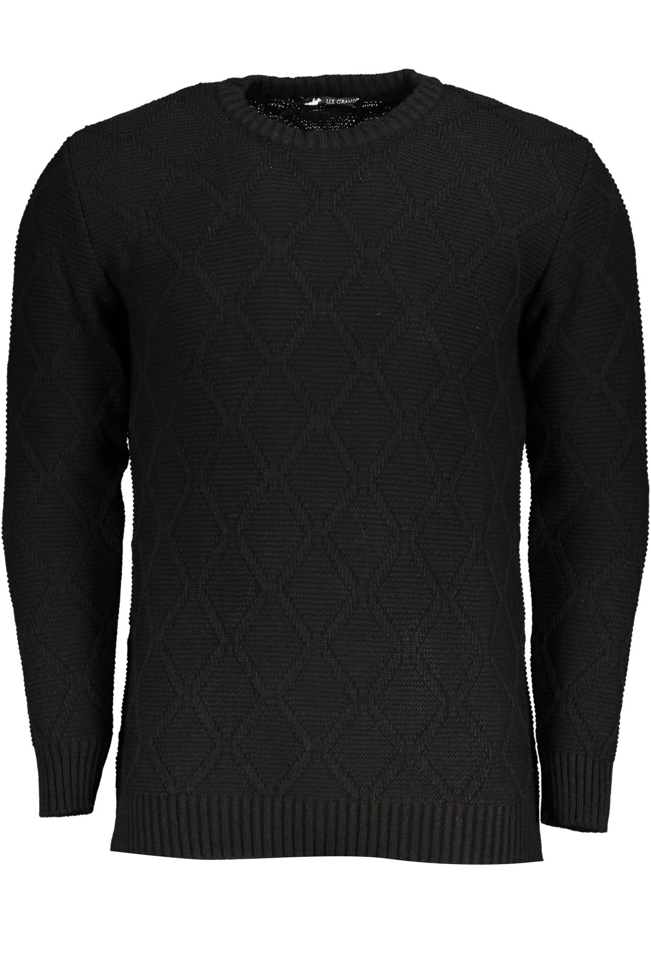 U.S. GRAND Sweaters Black - USTR959