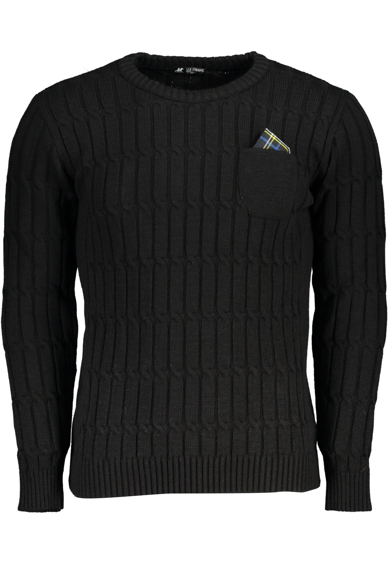 U.S. GRAND Sweaters Black - USTR954