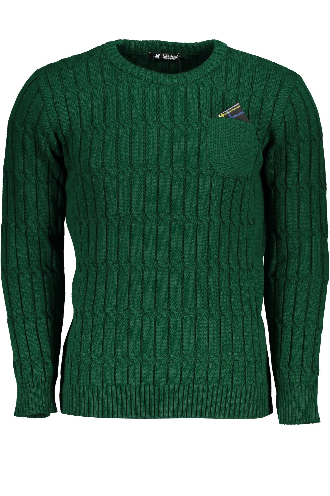 U.S. GRAND Sweaters Green - USTR954