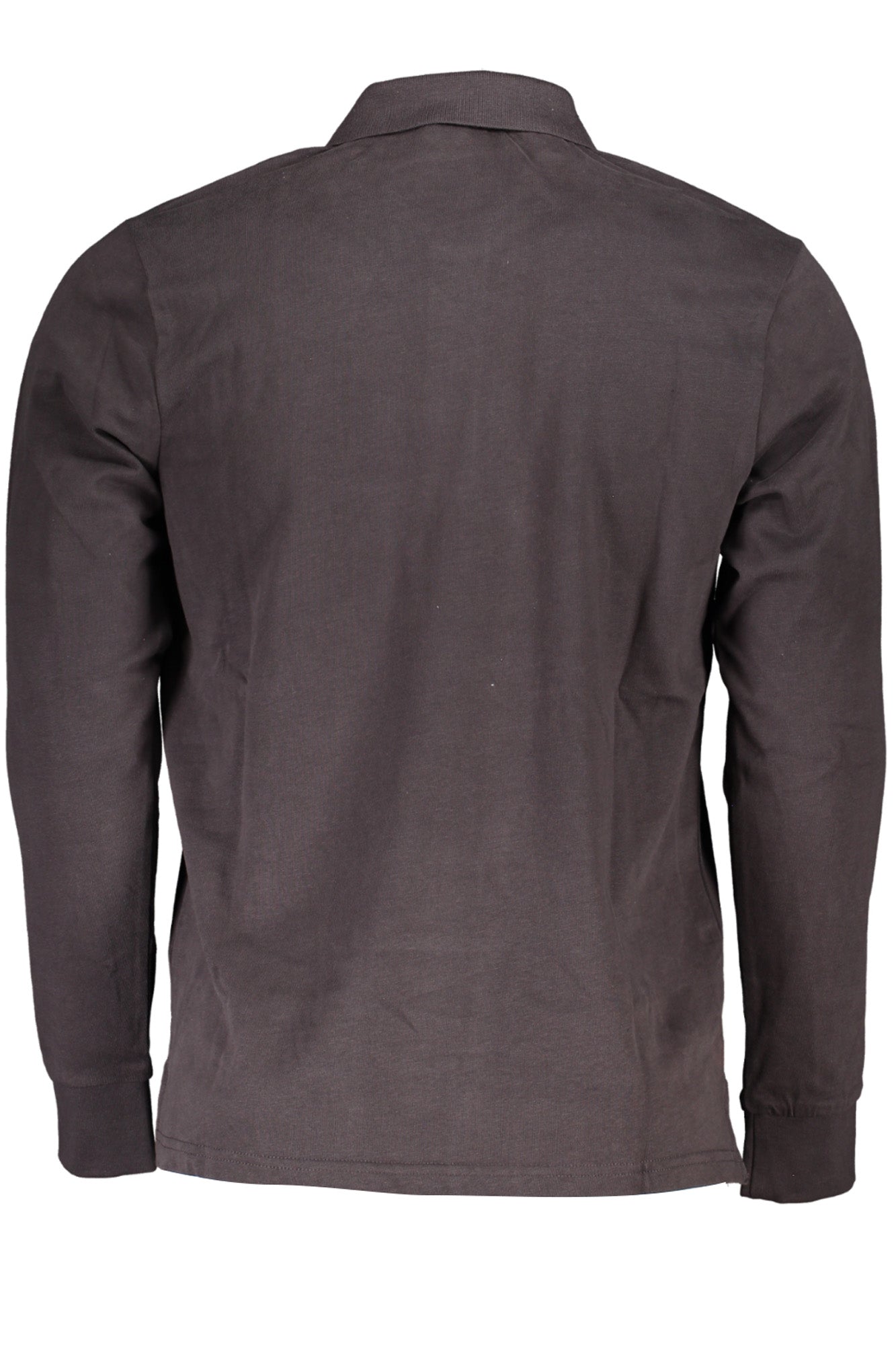 Men's long sleeved polo gray