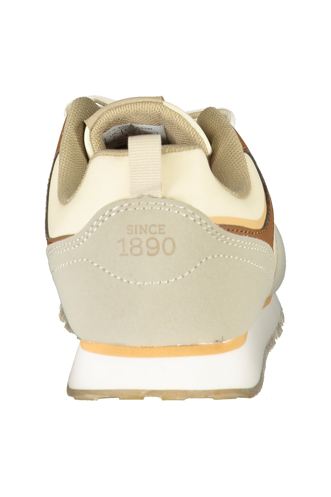 Beige women's sports footwear
