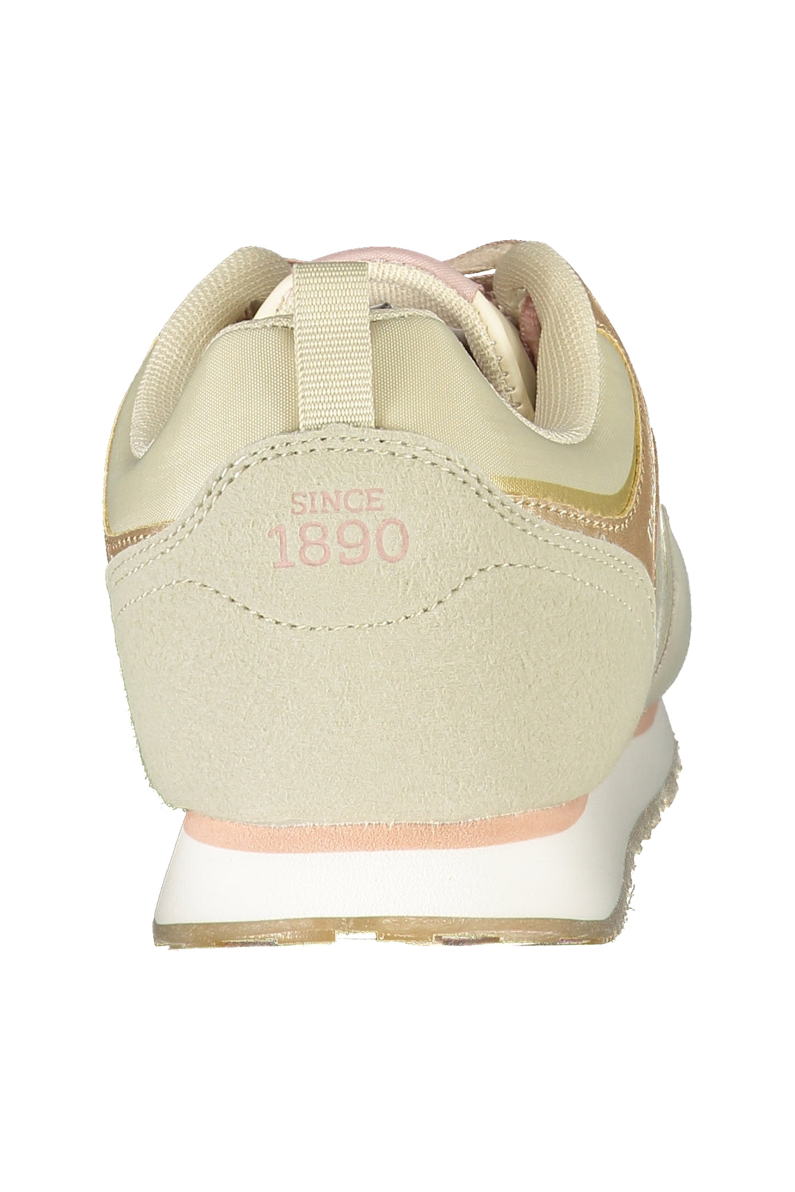 Beige women's sports footwear