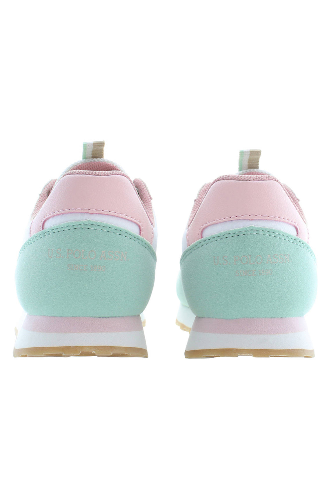 White girl sports shoe