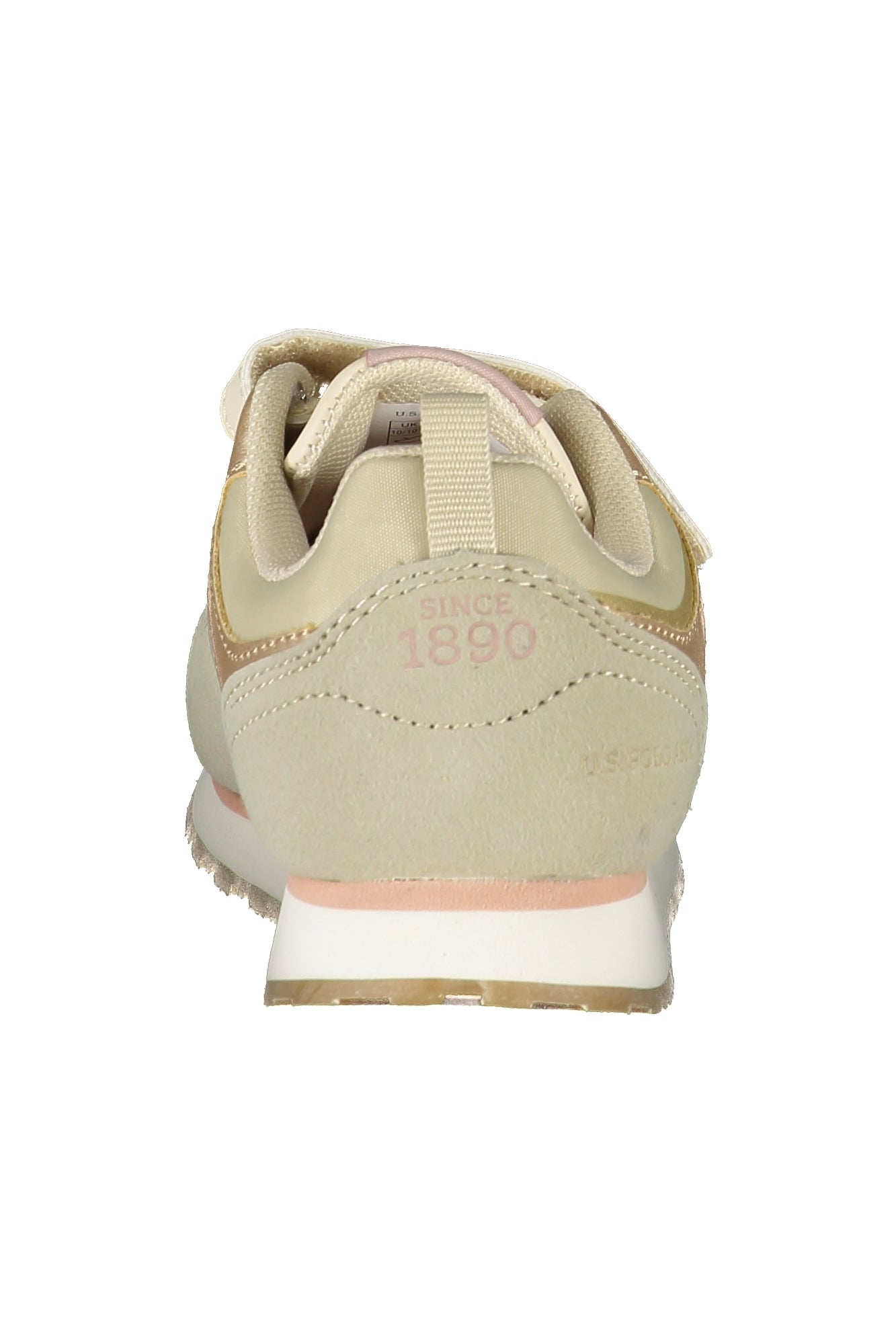 Beige children's sports shoes