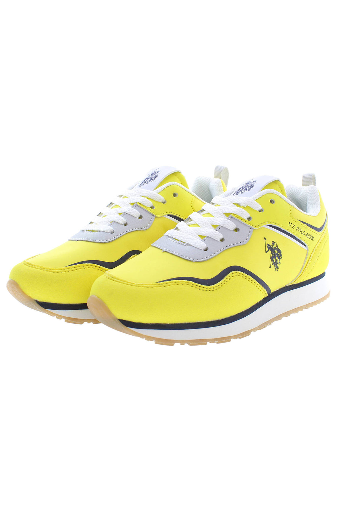 Yellow kids sport shoes