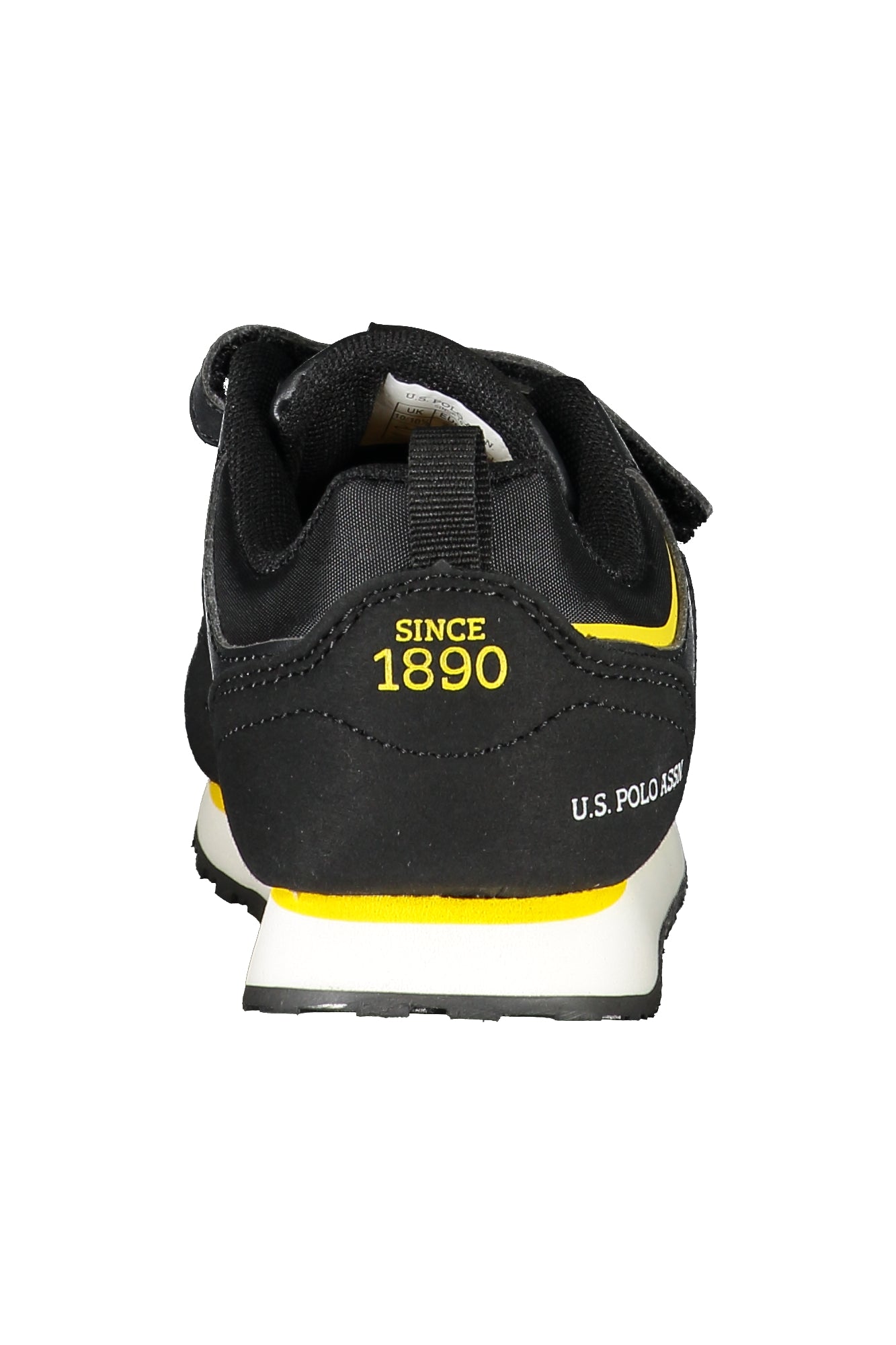 Black children's sports shoes