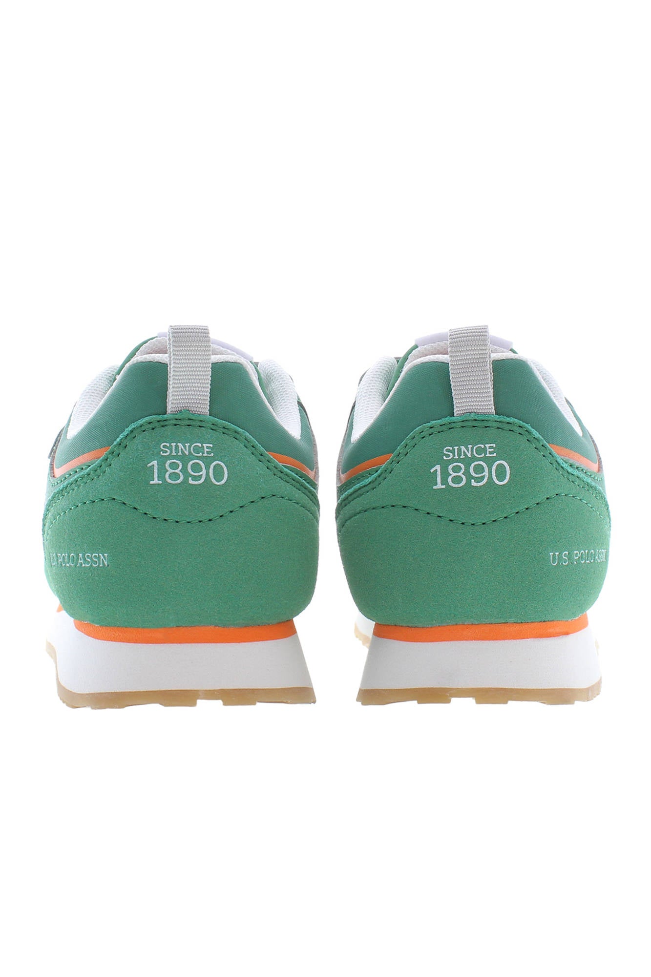 Green kids sport shoes