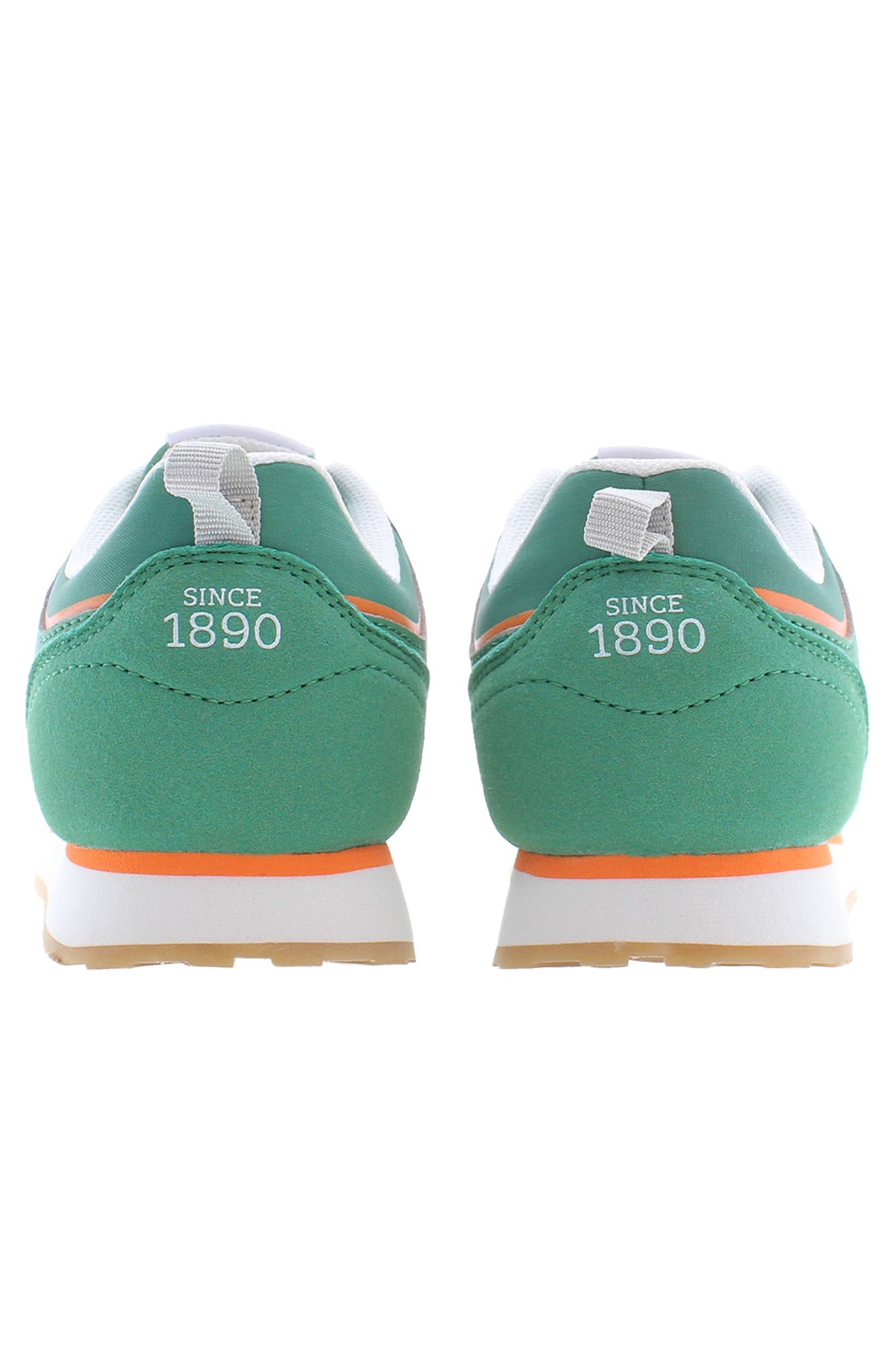 Green kids sport shoes