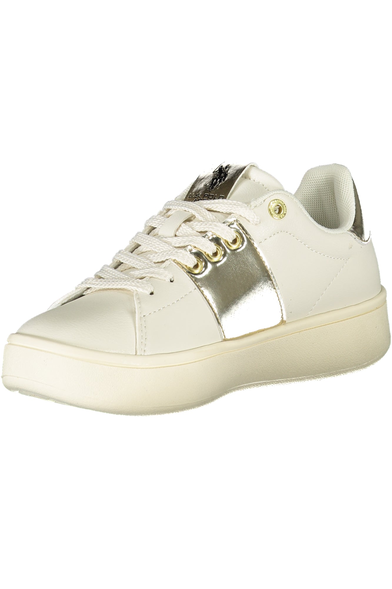 Beige women's sports shoes