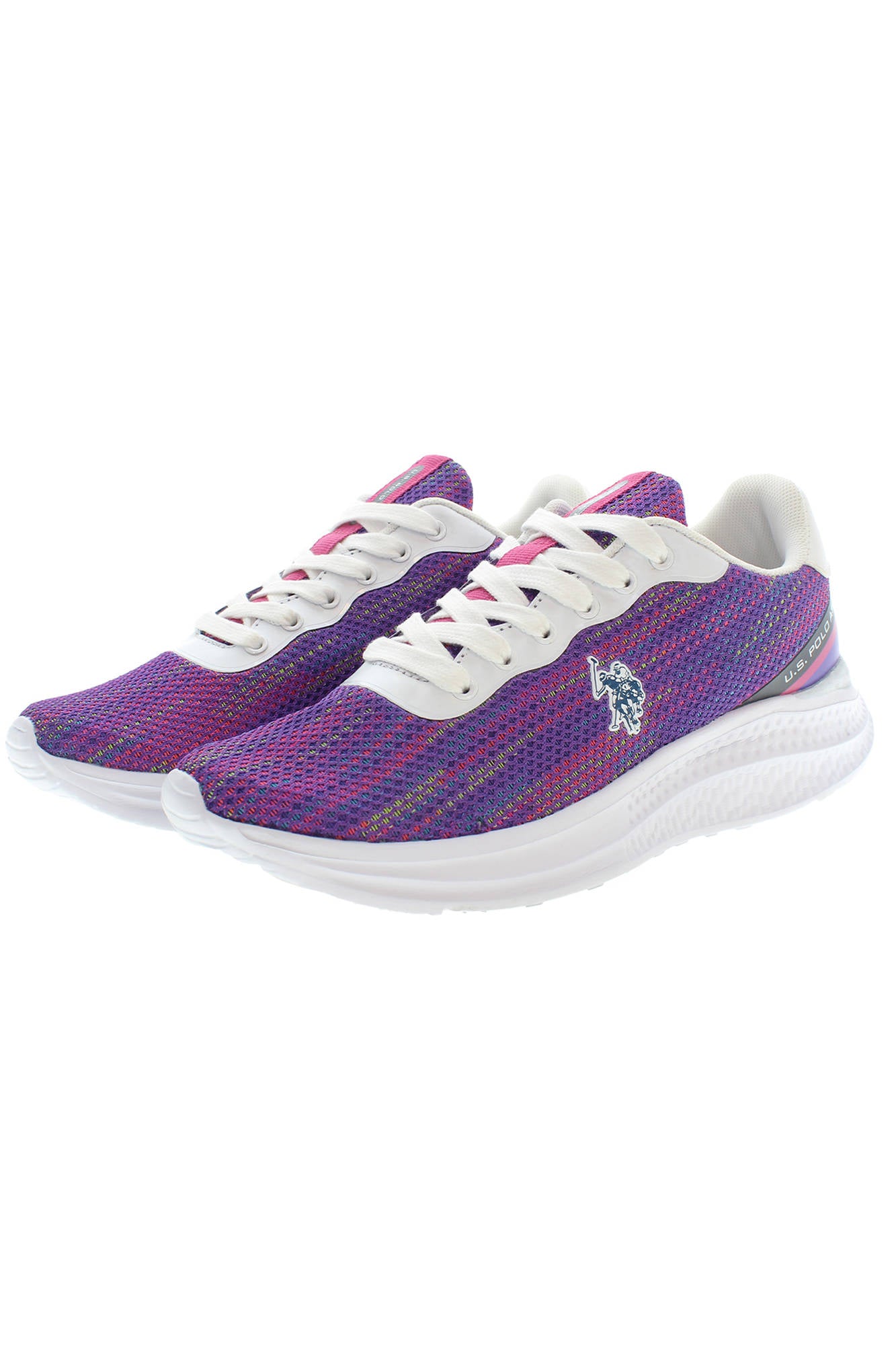 Purple women's sport shoes