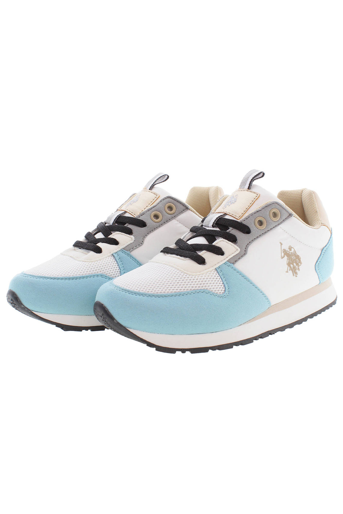Light blue unisex sports shoe