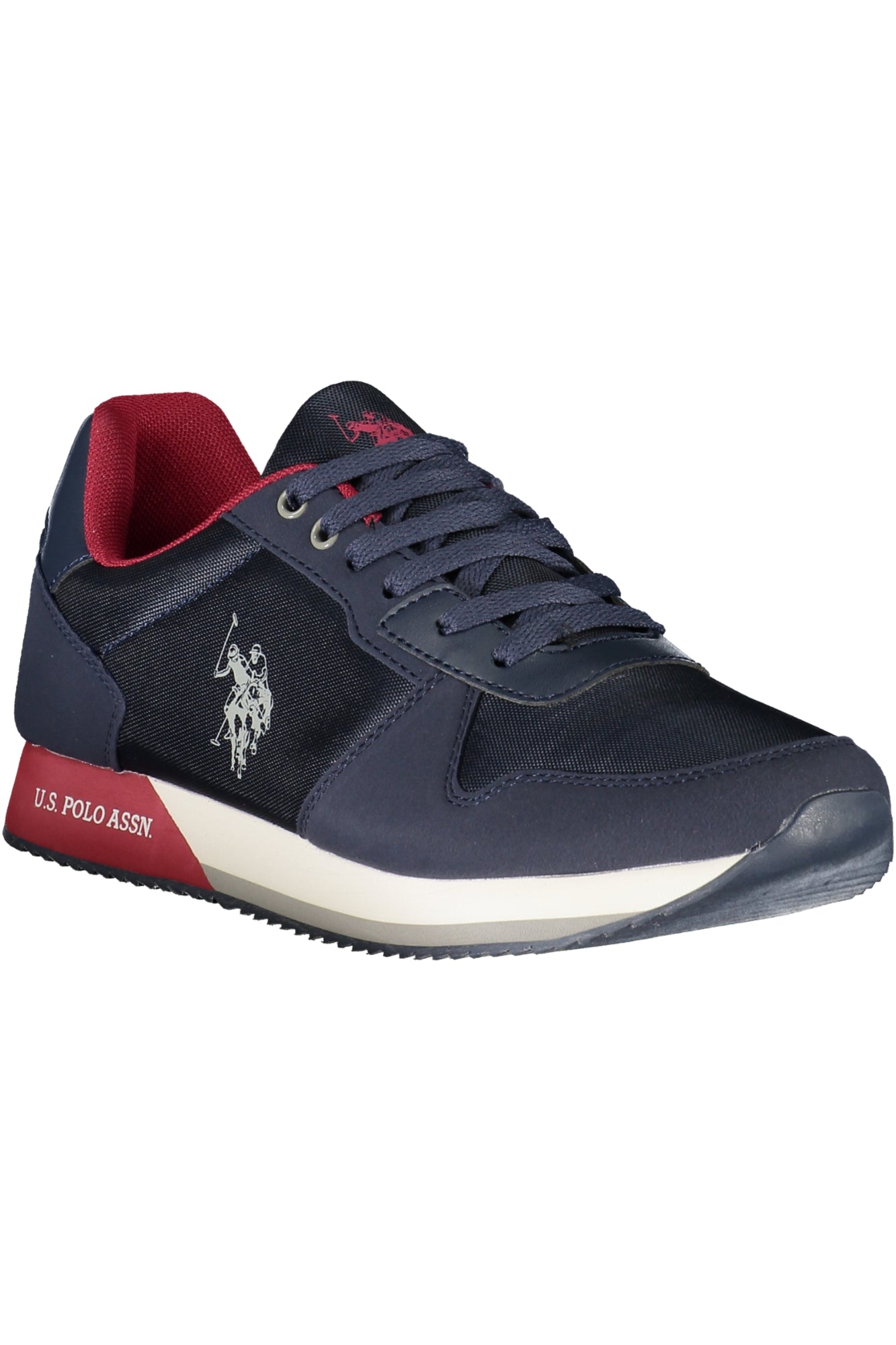 Blue men's sports shoes