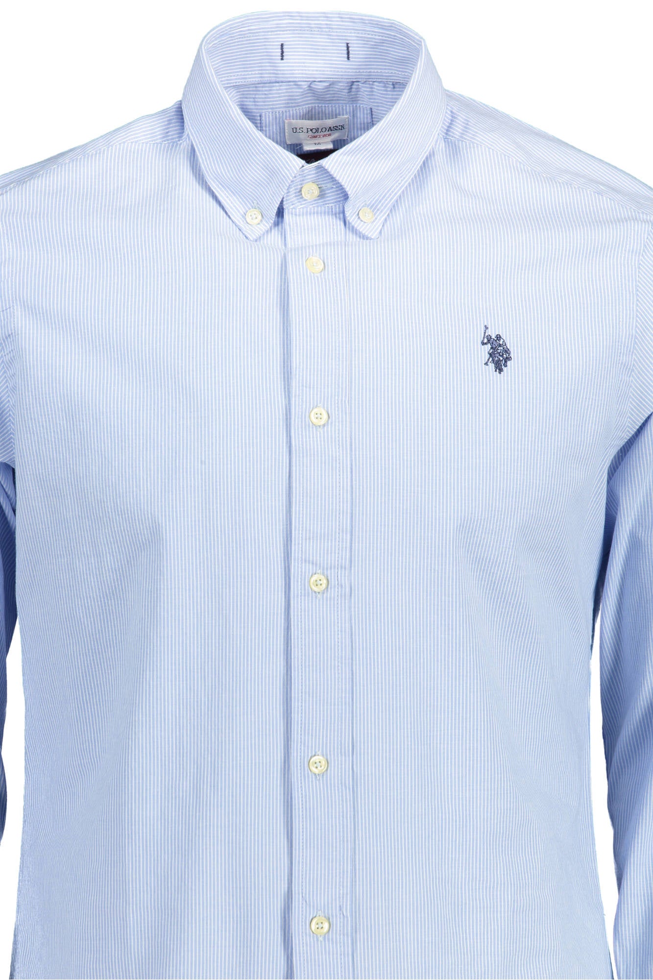 Shirt long sleeve man light blue