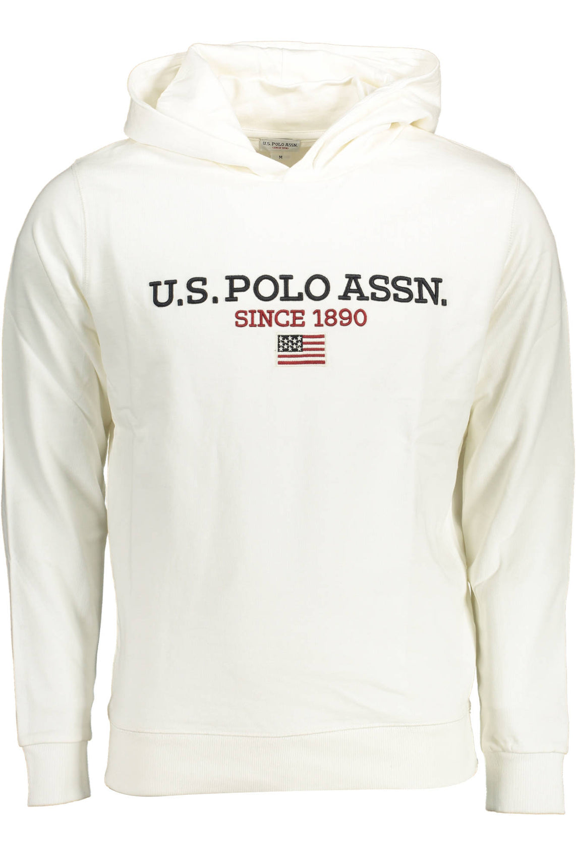 U.S. POLO US POLO SWEATSHIRT WITHOUT ZIP GREEN MAN - Bianco