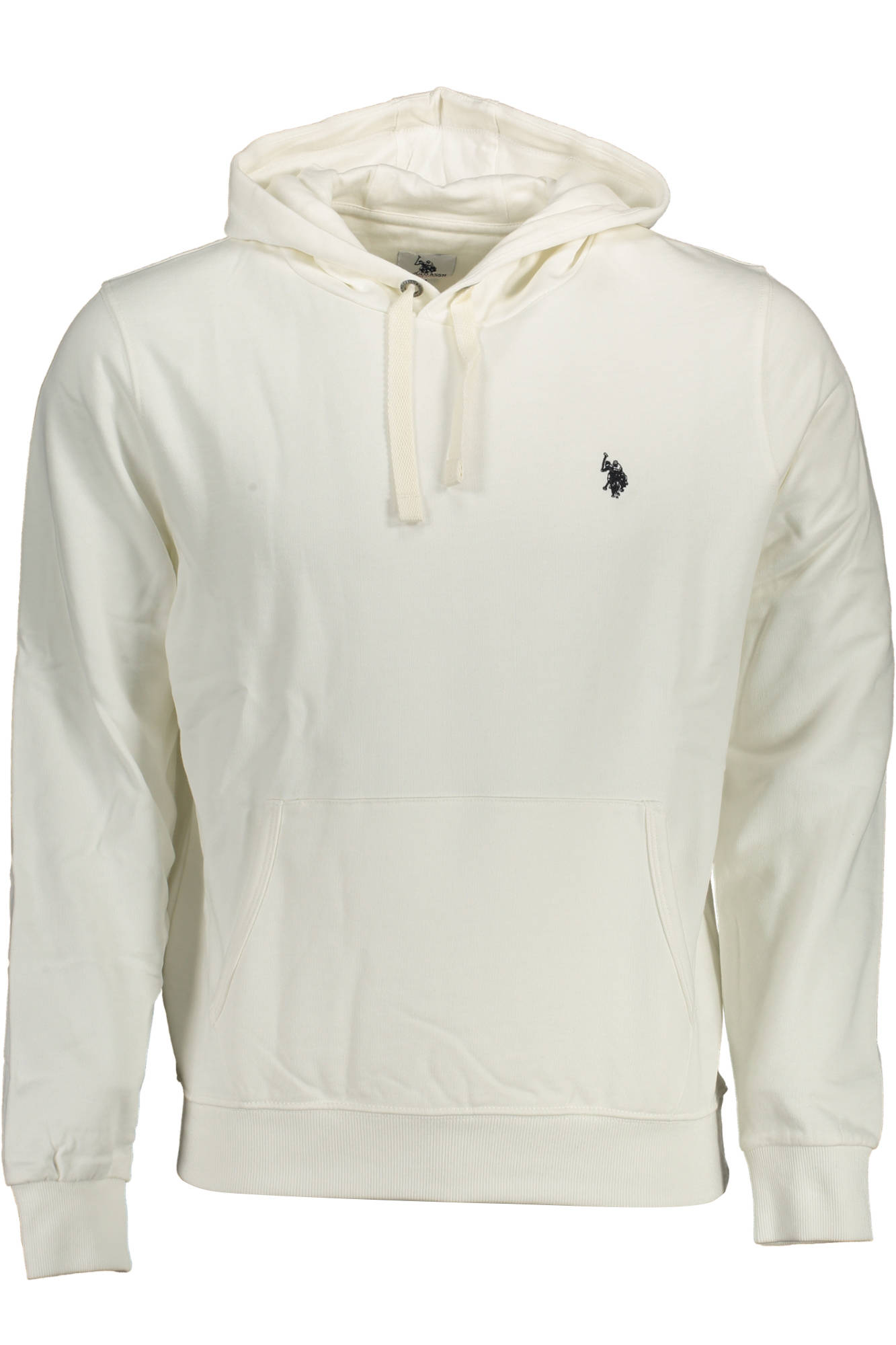 U.S. POLO US POLO SWEATSHIRT WITHOUT ZIP BLUE MAN - Bianco