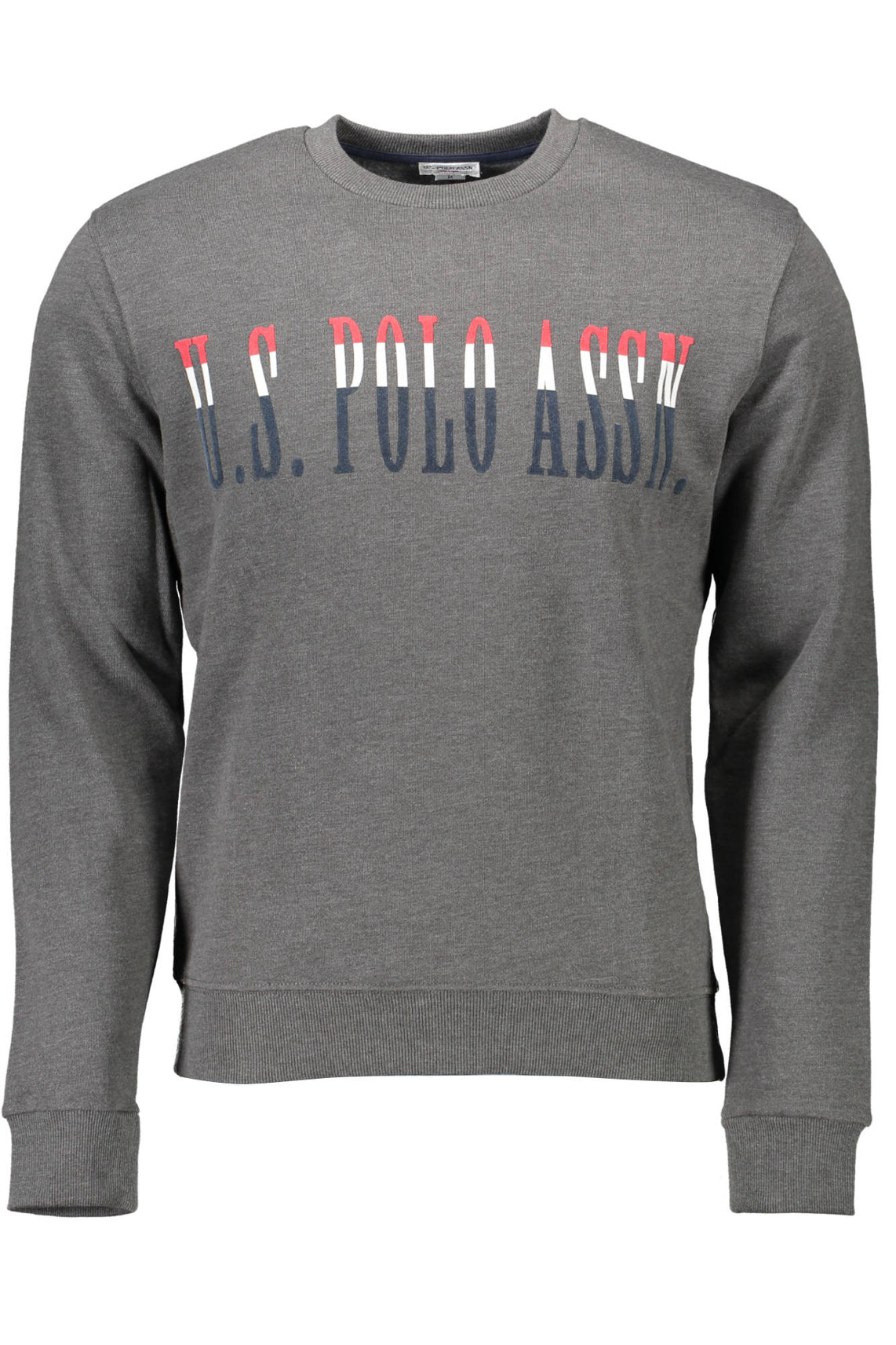 U.S. POLO US POLO SWEATSHIRT WITHOUT ZIP MAN GRAY - Grigio