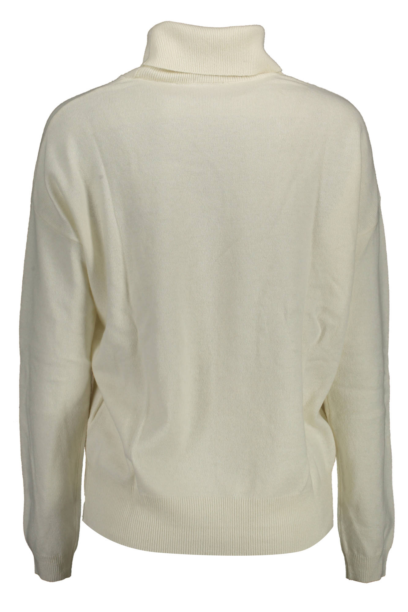 U.S. POLO US WOMEN'S BEIGE TURTLENECK POLO SHIRT - Bianco