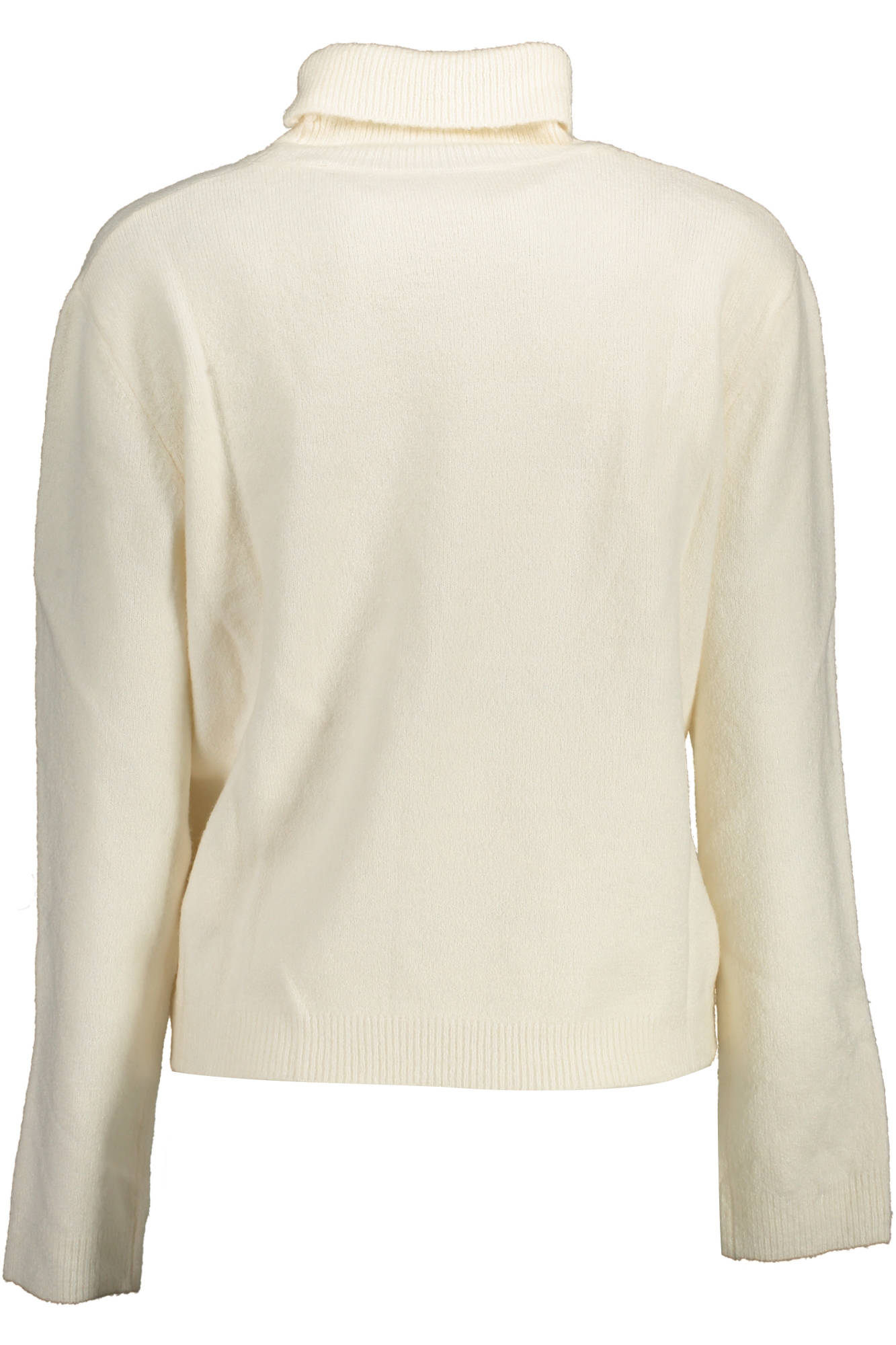 White women's polo sweater