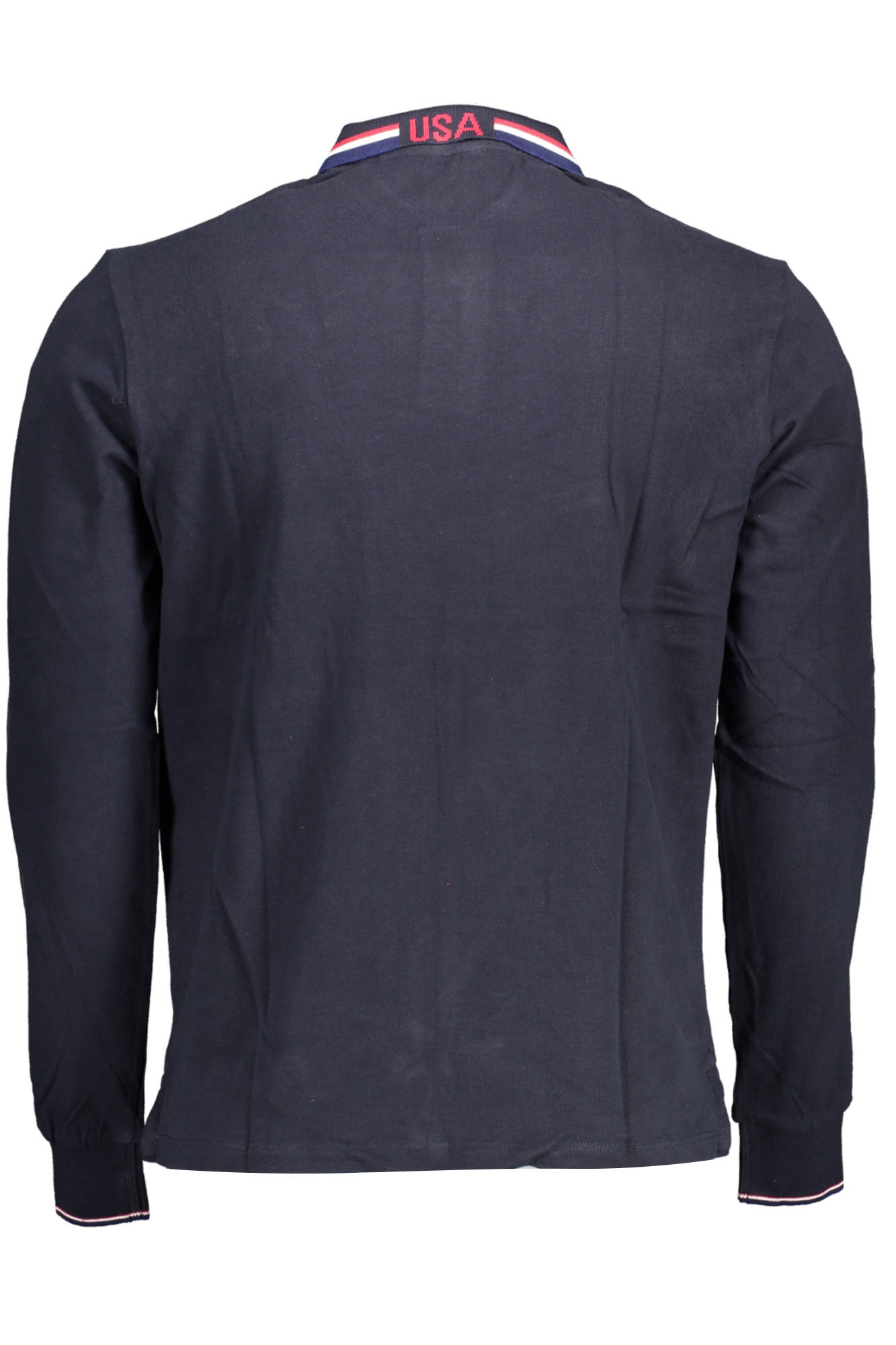 U.S. POLO US POLO MEN'S LONG SLEEVED POLO BLACK - Blu