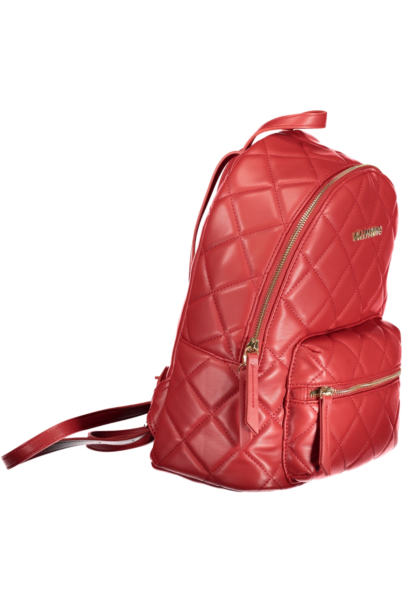 Women's red backpack