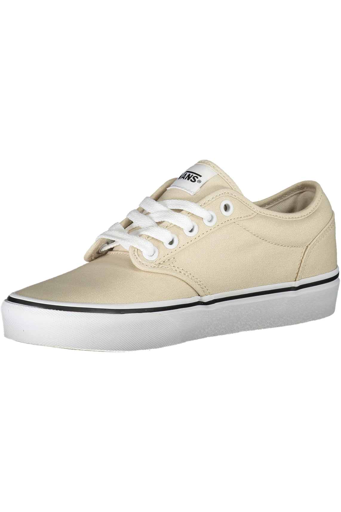 Beige women's sports shoes