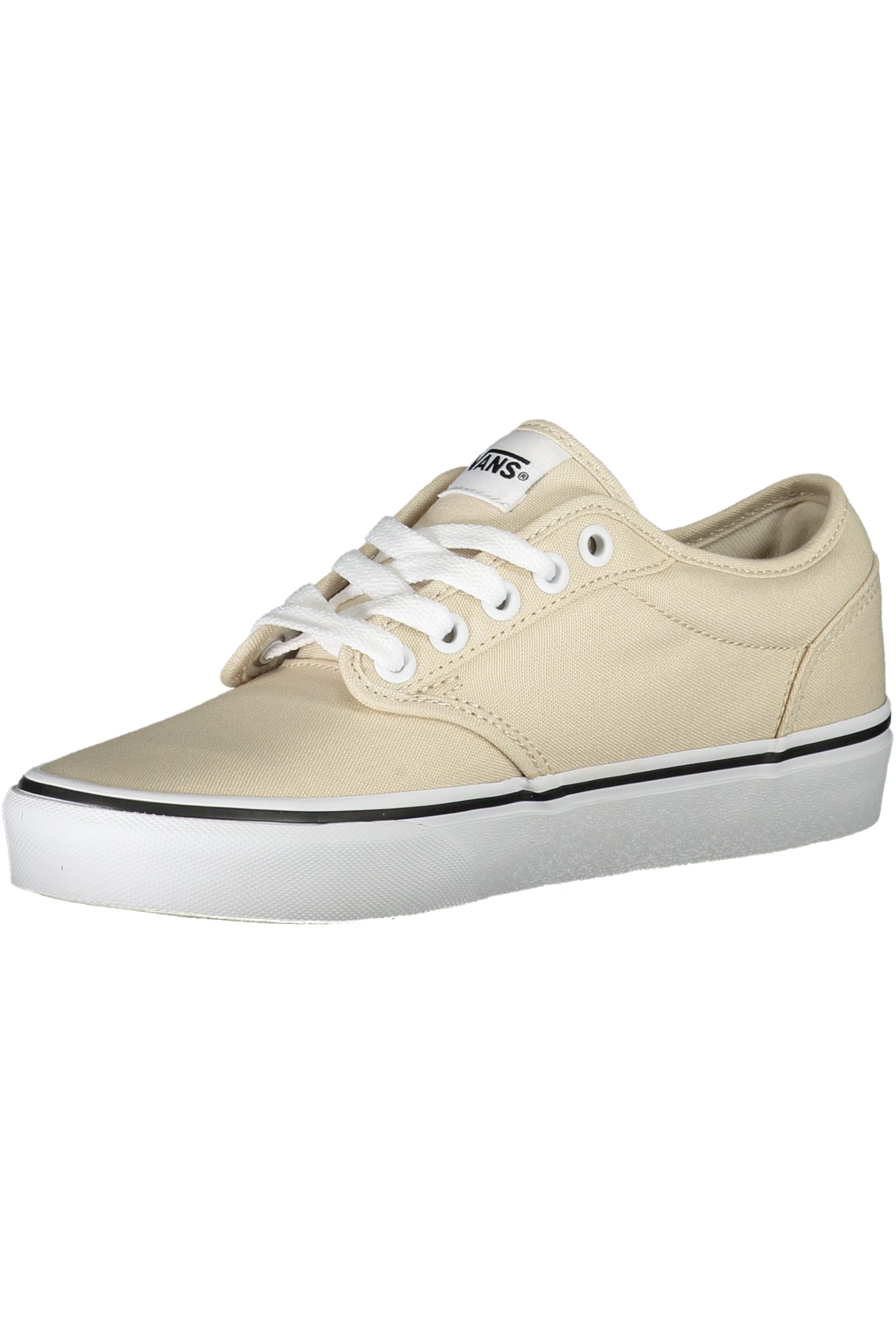 Beige women's sports shoes