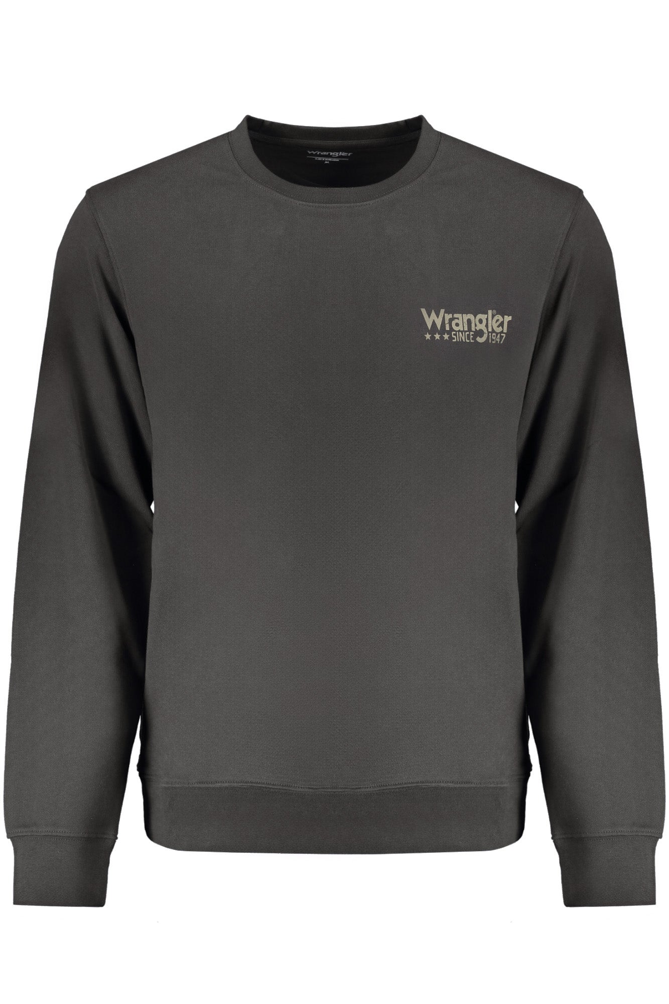 WRANGLER Sweatshirts Black - FX24MSMLOG
