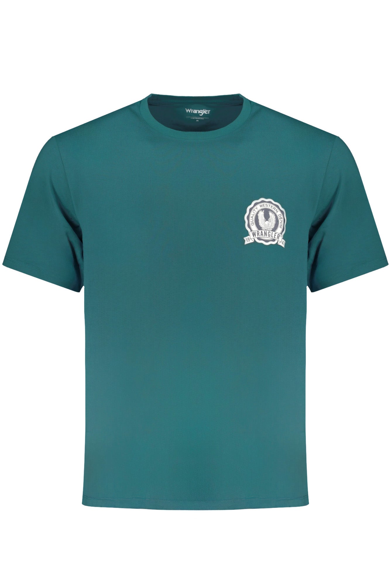 WRANGLER T-Shirts Green - FX24MLOGOT6