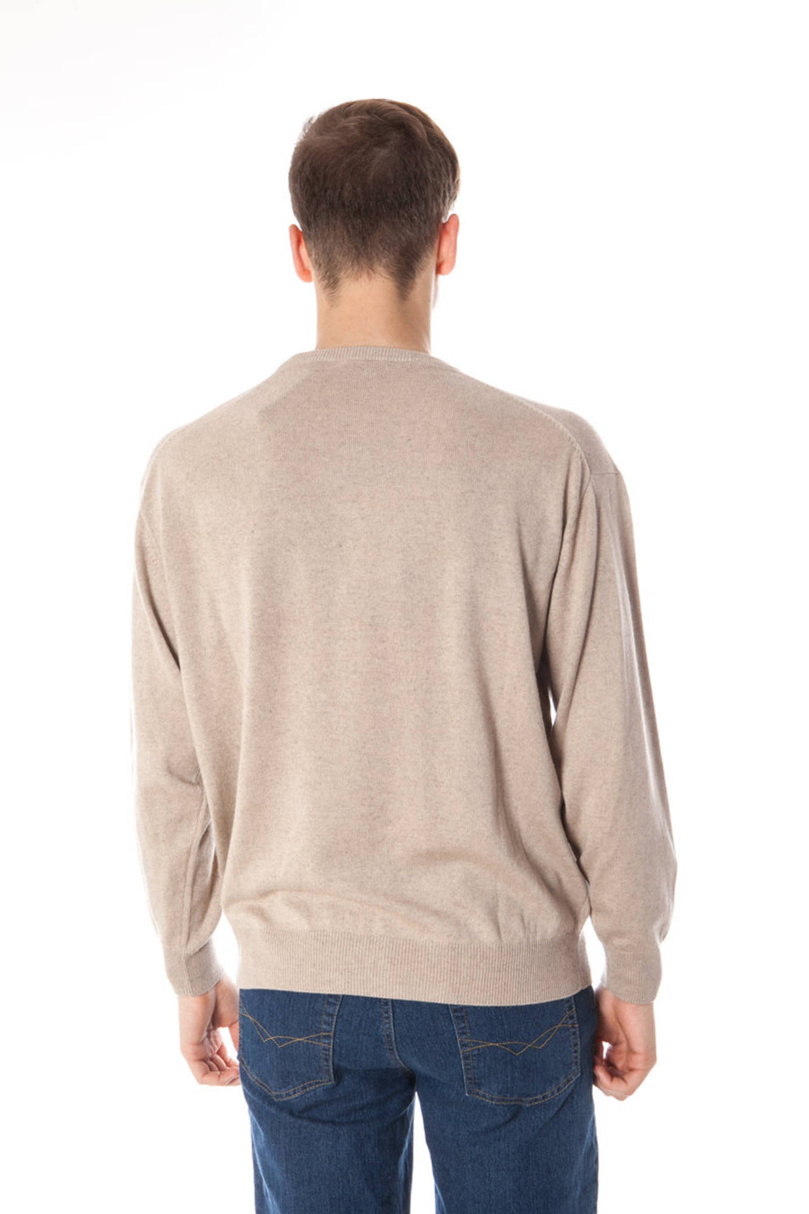 Beige men's sweater