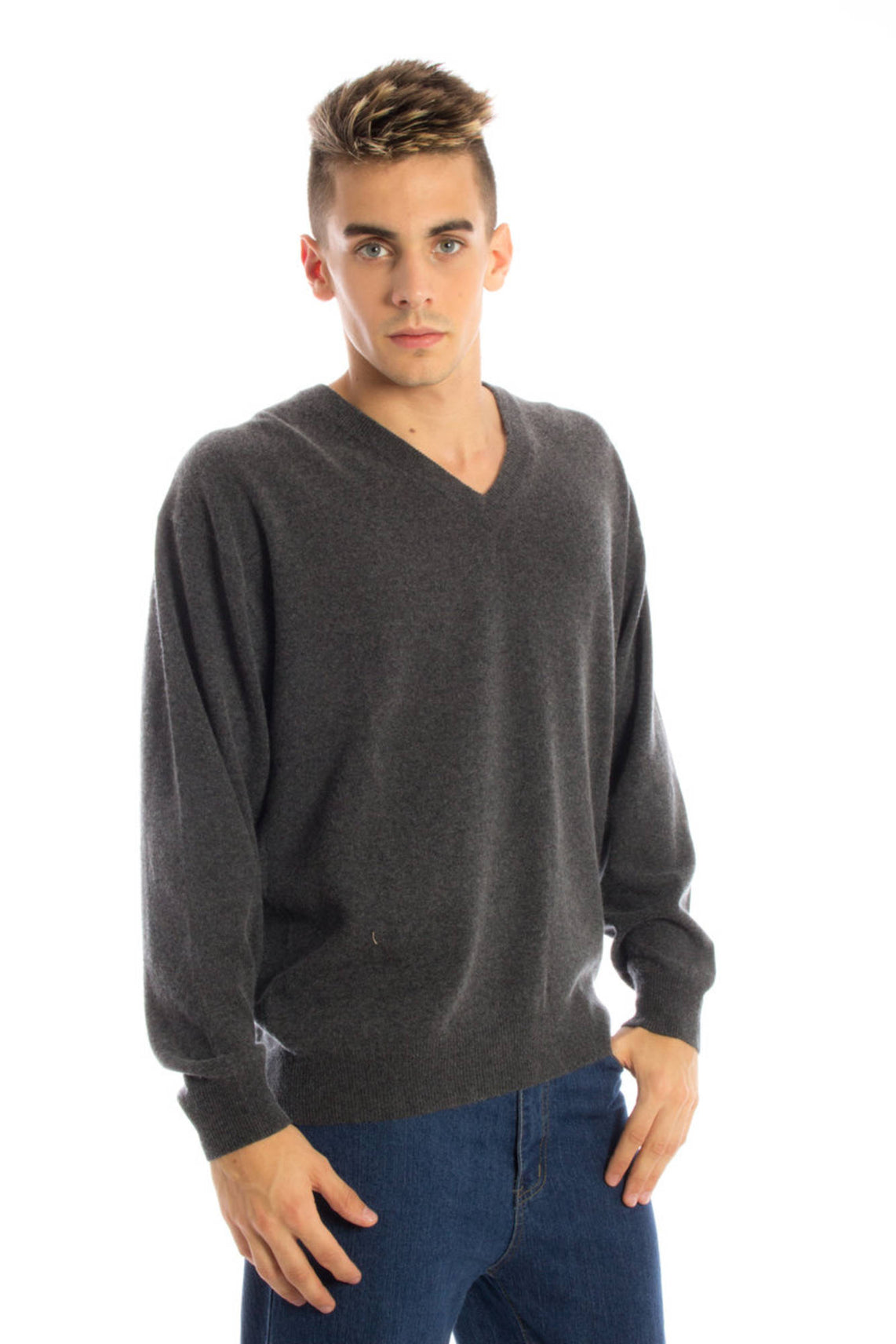 Men's gray sweater