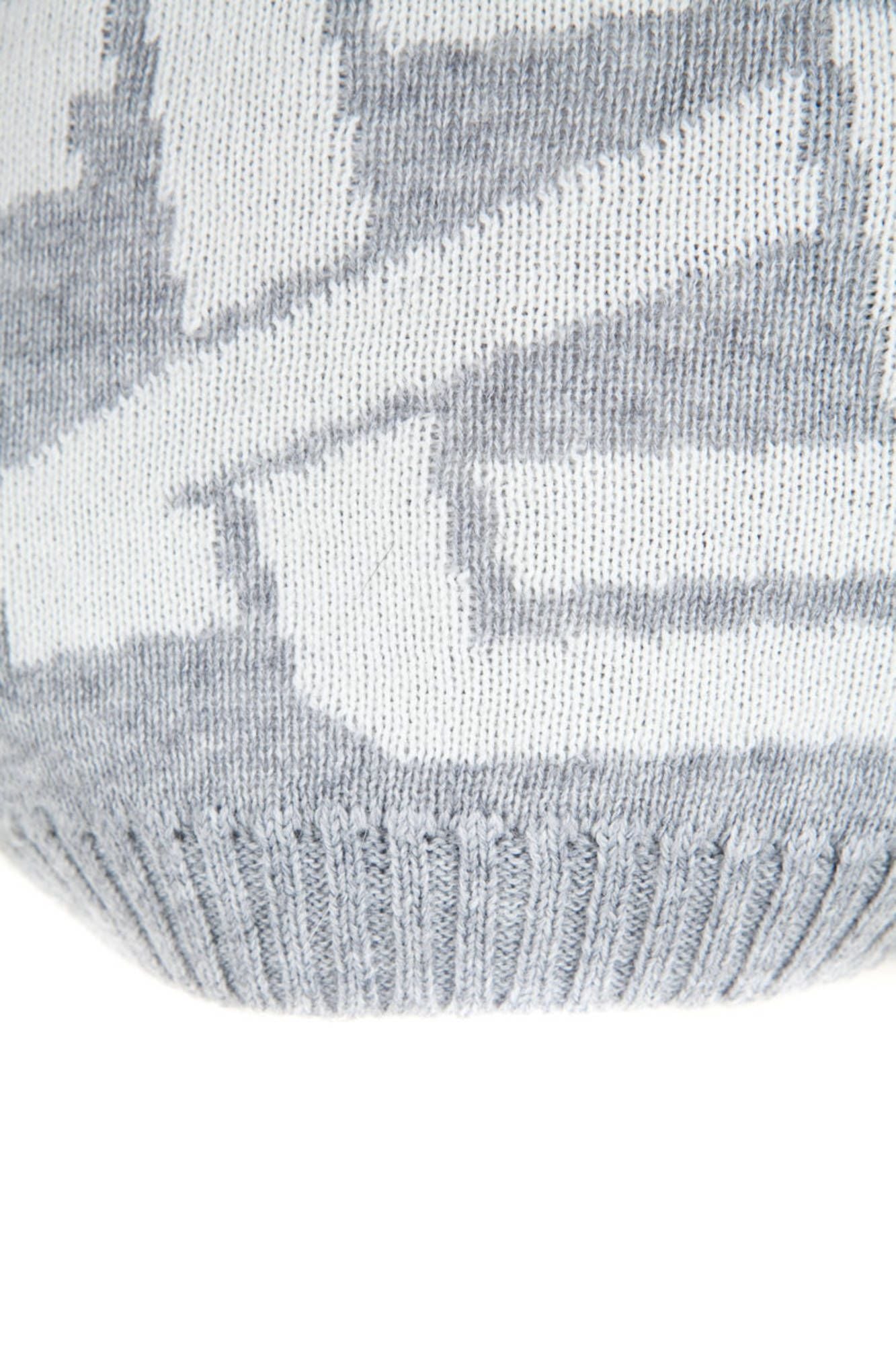 Gray man beanie