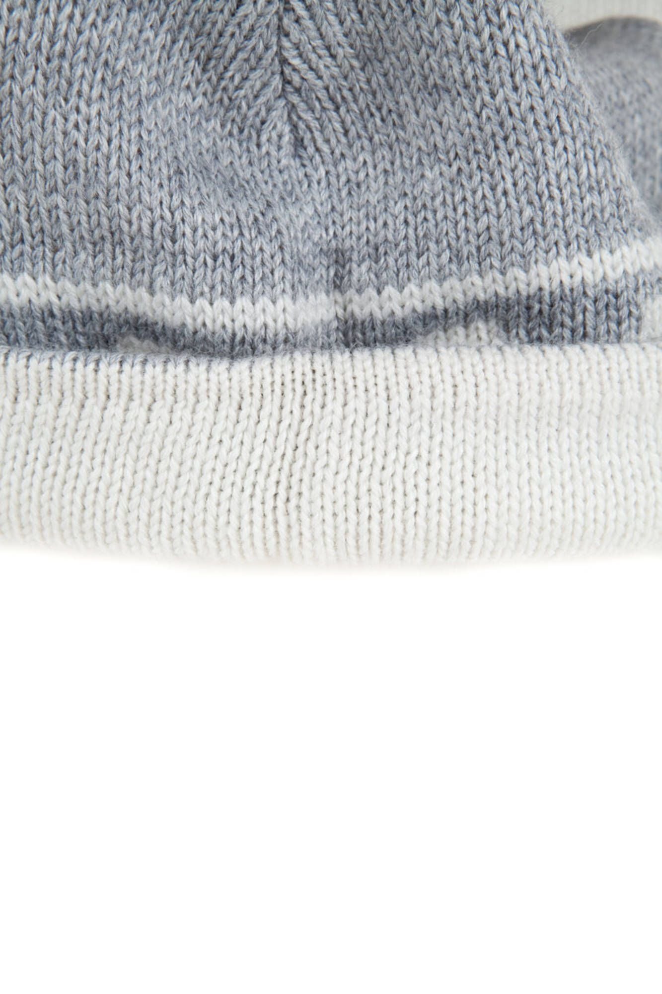 Gray men's beanie