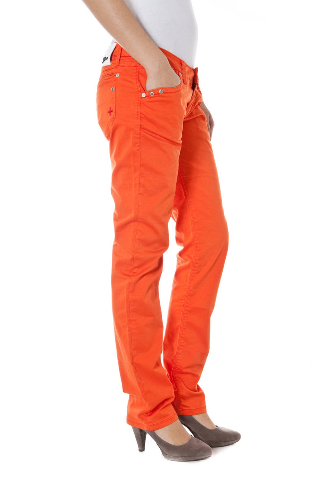 Women's orange trousers