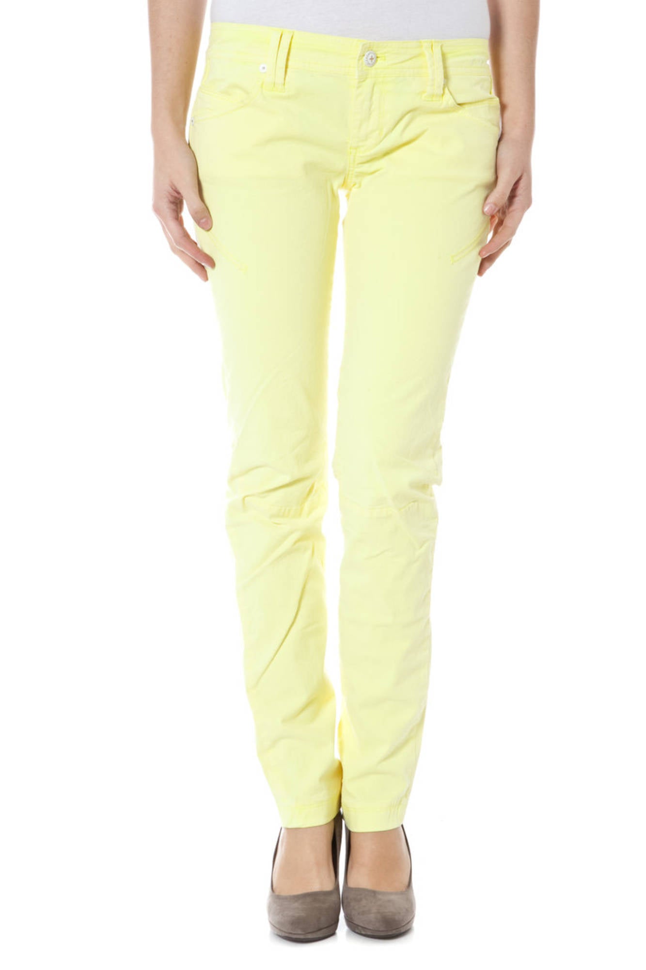 ZUELEMENTS Trousers Yellow - Z170371256865JMANDURIA