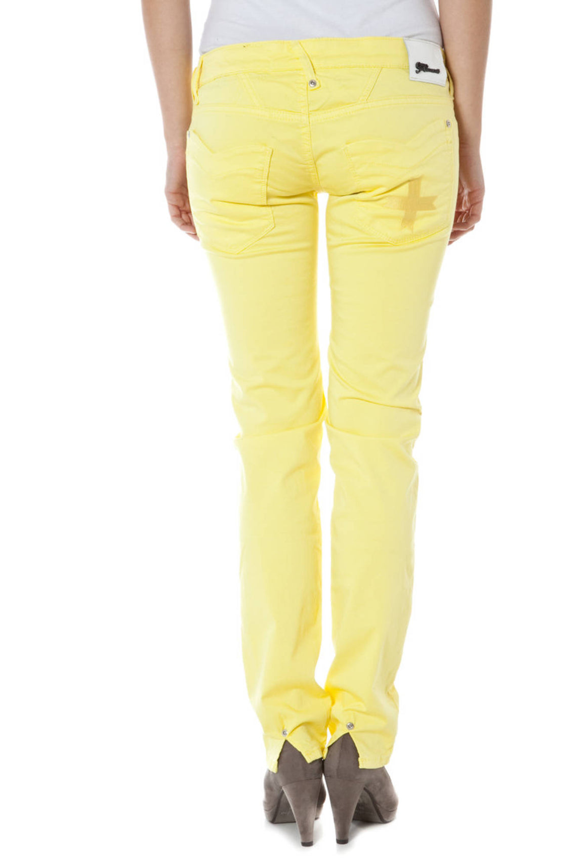 ZUELEMENTS Trousers Yellow - Z170108057964U-MICRO-ALBERTINE