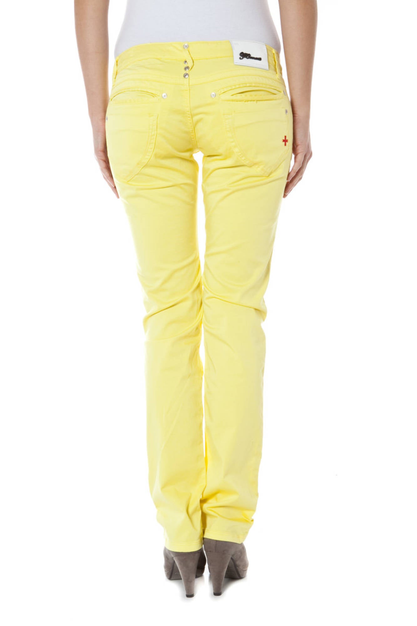 Yellow woman trousers